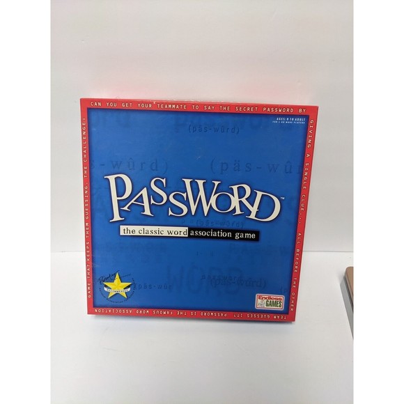 Vintage 2001 Password Board Game - Picture 1 of 5